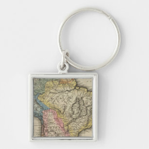 South America 24 Key Ring