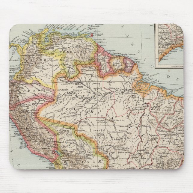 South America 2 Mouse Mat (Front)