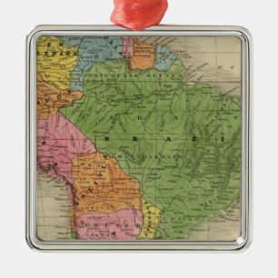 South America 30 Metal Tree Decoration