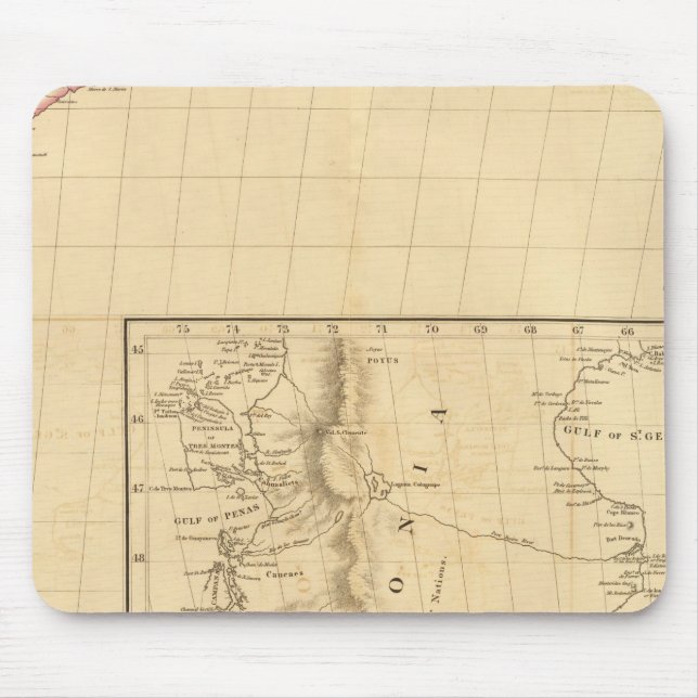 South America 33 Mouse Mat (Front)