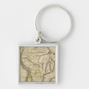 South America 3 Key Ring