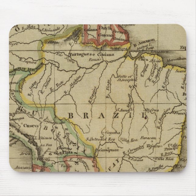 South America 3 Mouse Mat (Front)