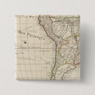 South America 45 15 Cm Square Badge