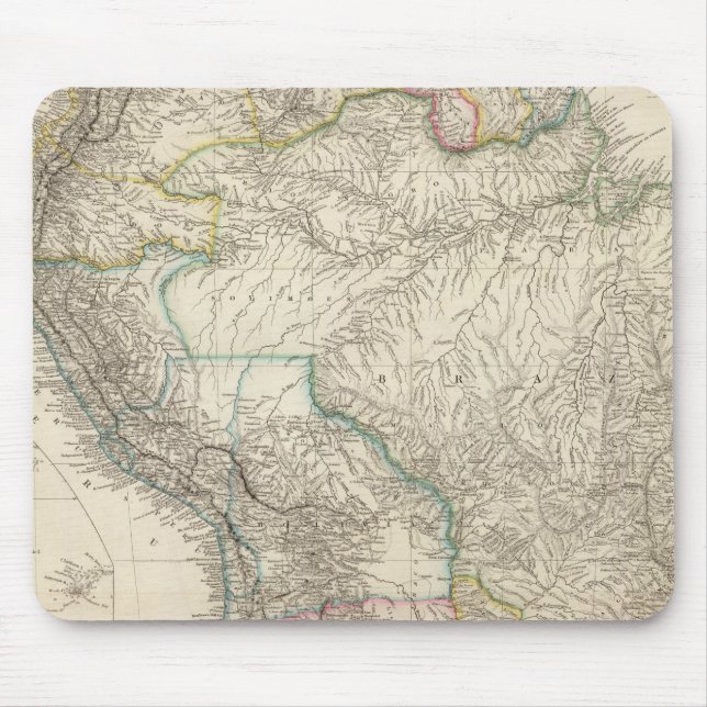South America 6 Mouse Mat (Front)