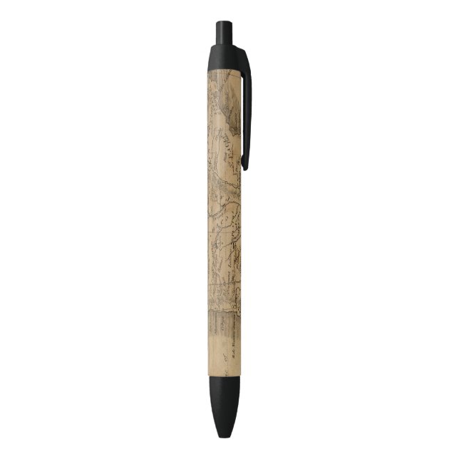 South America 8 Black Ink Pen (Bottom (Vertical))
