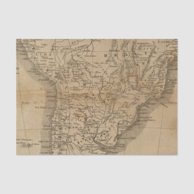 South America 8 Tissue Paper (Front)