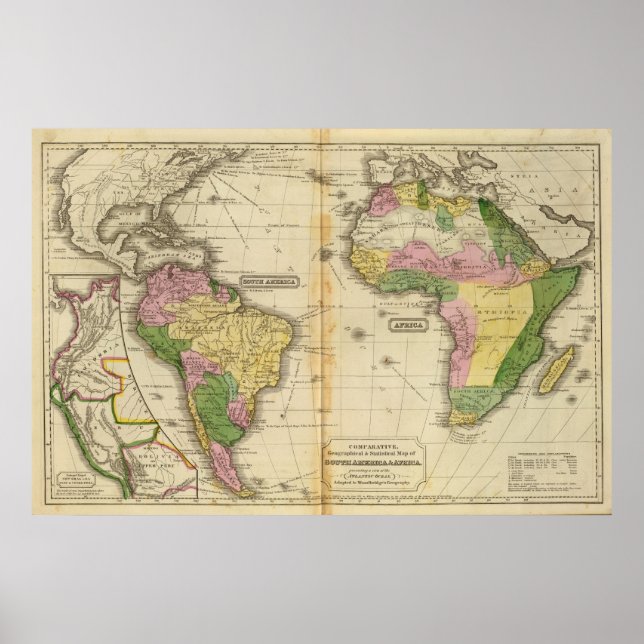 South America, Africa Poster (Front)