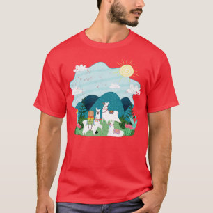 South America Animal Alpaca Llama T-Shirt