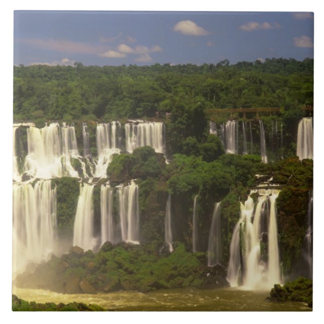 South America, Argentina, Brazil, Igwacu Falls, Tile (Front)