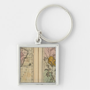 South America, Atlantic Ocean Key Ring