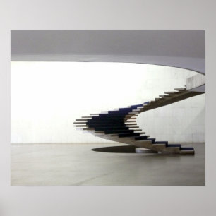 South America, Brazil, Brasilia. Interior Poster