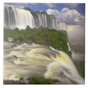 South America, Brazil, Igwacu Falls. Glorious Tile