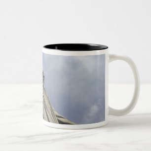 South America, Brazil, Rio de Janeiro. Christ 3 Two-Tone Coffee Mug