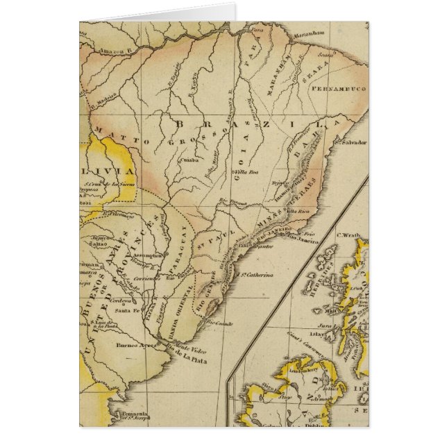 South America, British Isles (Front)