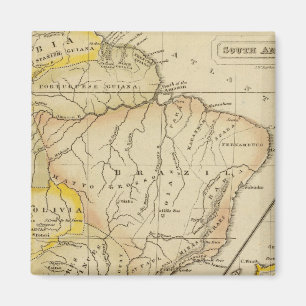 South America, British Isles Magnet