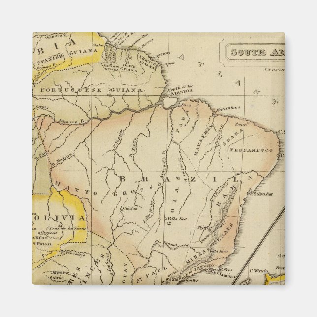 South America, British Isles Magnet (Front)