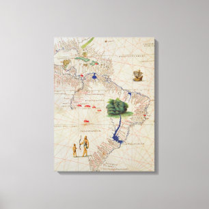 South America Canvas Print