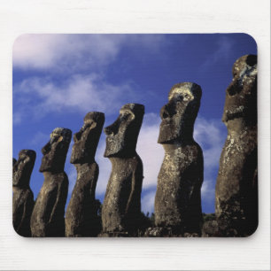 South America, Chile, Easter Island, Ahu Akiri. Mouse Mat