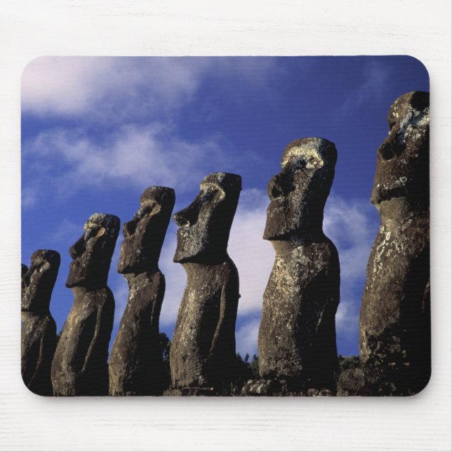 South America, Chile, Easter Island, Ahu Akiri. Mouse Mat (Front)