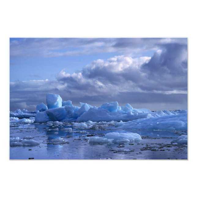 South America, Chile, San Rafael Lagoon NP. Photo Print (Front)