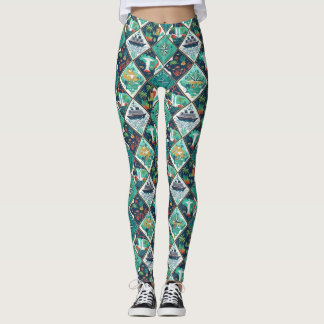 South America Cruise Coastal Adventure Design Leggings