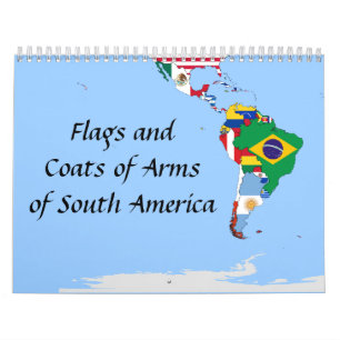 south america flags 2026 calendar