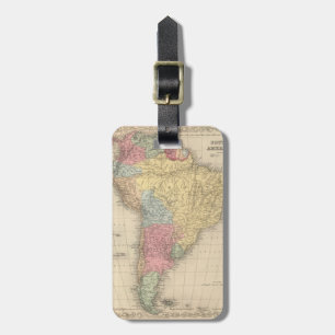 South America. Luggage Tag