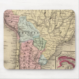 South America Map by Mitchell Mouse Mat