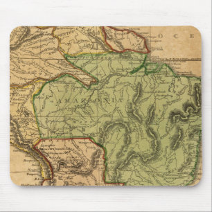 South America Map by Worcester Mouse Mat
