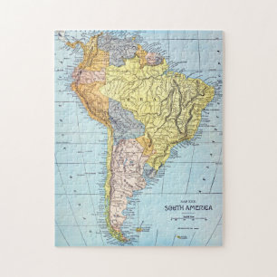 SOUTH AMERICA: MAP, c1890 Jigsaw Puzzle