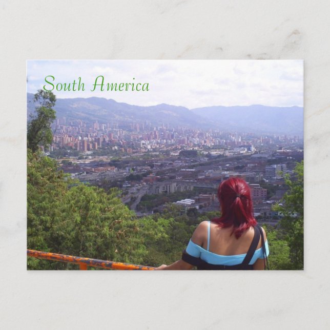 South America medellin colombia Postcard (Front)