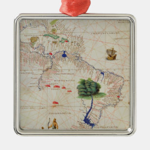 South America Metal Tree Decoration