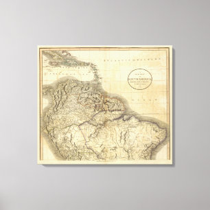 South America north Canvas Print