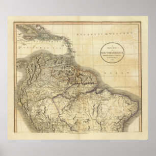 South America north Poster