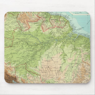 South America northern section Mouse Mat