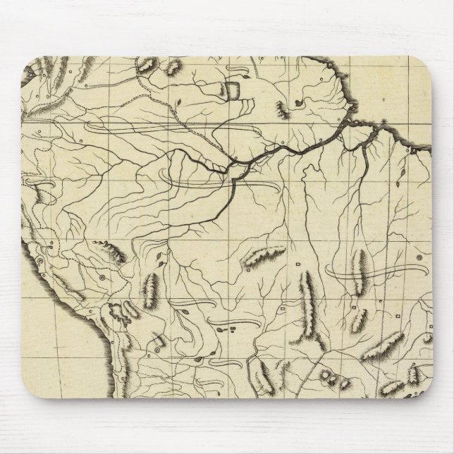 South America outline Mouse Mat (Front)