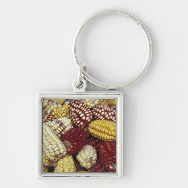 South America, Peru Corn, Maize Key Ring (Front)