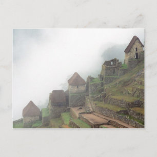South America Peru Macchu Picchu Postcard