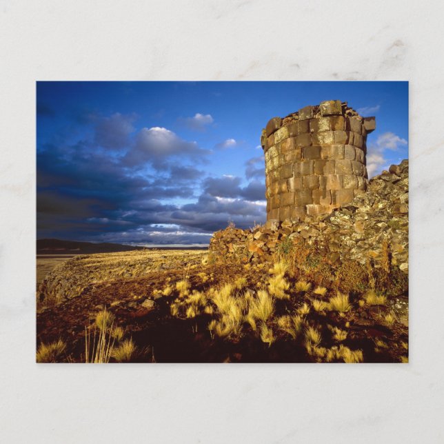 South America, Peru, near Lake Titicaca. Postcard (Front)