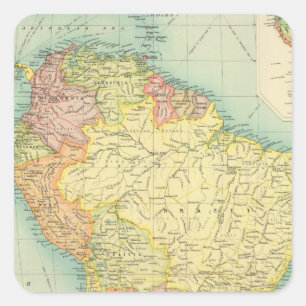 South America political Square Sticker