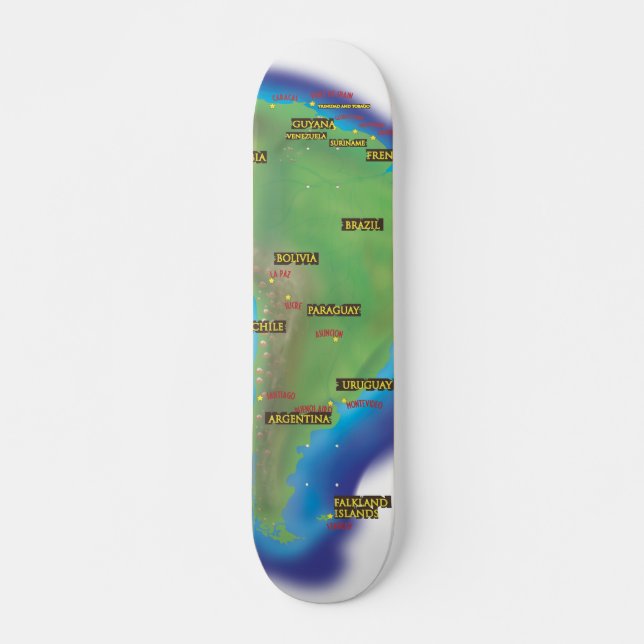South America Skateboard (Front)