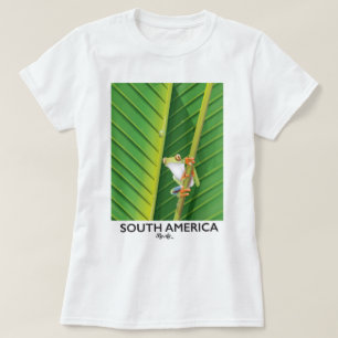 South America Tree Frog vacation poster T-Shirt