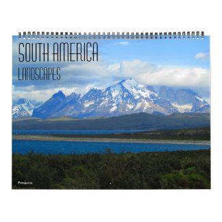 south america vistas 2026 (with locations) large calendar