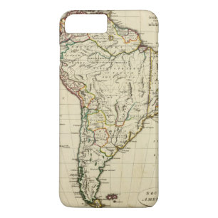 South America with boundaries outlined iPhone 8 Plus/7 Plus Case