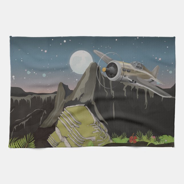 South american Adventure Tea Towel (Horizontal)