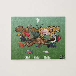 South American Animals - Jigsaw Puzzle