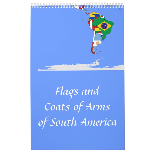 south american flags calendar (Cover)