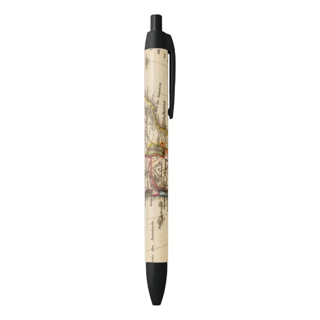 South American Map Black Ink Pen (Bottom (Vertical))