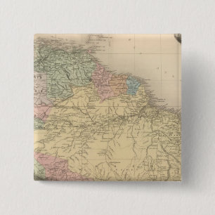 South and Northern America 15 Cm Square Badge