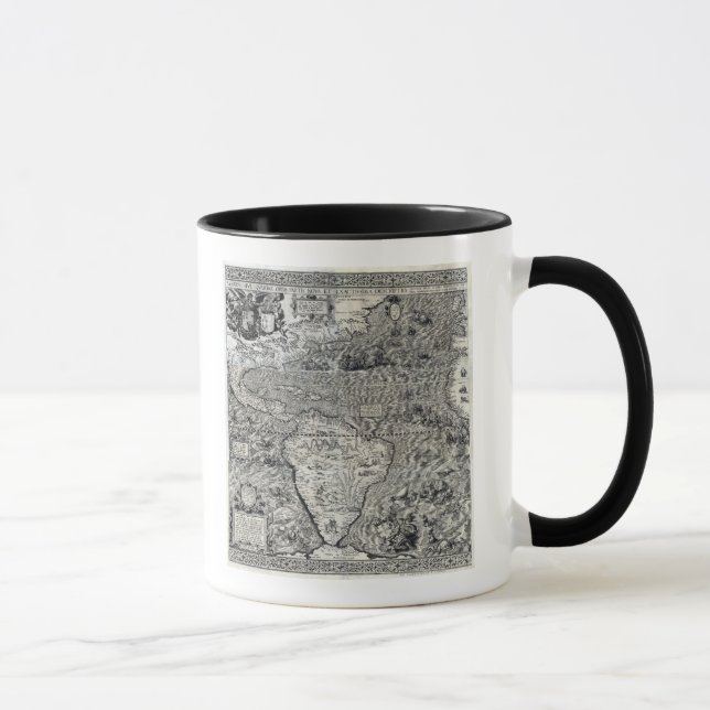 South and Part of North America - Panoramic Mug (Right)